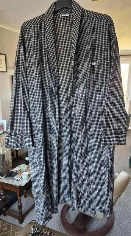Photo of free Men's 100% cotton dressing gown (Manor Farm KT14) #1