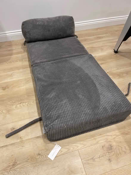 Photo of free Small single grey sofa bed (Mill Hill NW7) #1