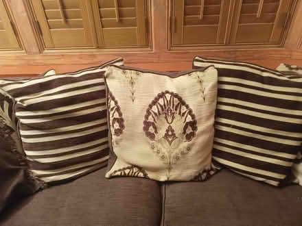 Photo of free Brown 3 seater settee (Kington, HR5) #2
