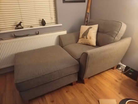 Photo of free Chair and footstool (Clonattin Road GOREY) #1