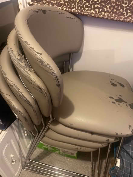 Photo of free Gray x4 Set of Chairs (Slough SL3) #1