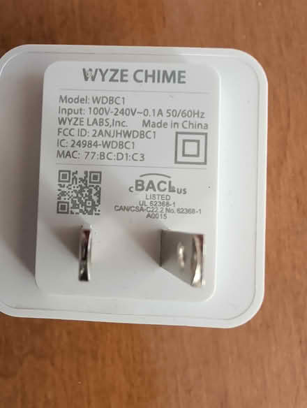 Photo of free Wyze video doorbell ** chime only (Vanier) #3