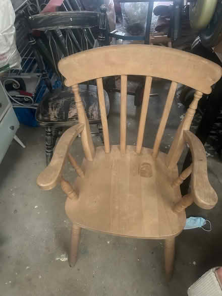 Photo of free 7 wooden chairs (Ruislip) #3
