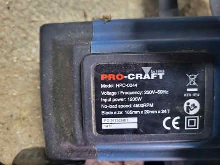 Photo of free Circular saw (CT3) #2