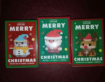 Photo of free 3 building block Christmas puzzles (Wallisdown BH12) #1