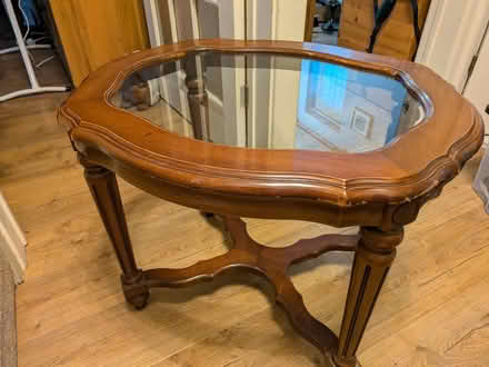 Photo of free Glass topped coffee table (Bicknacre CM3) #2