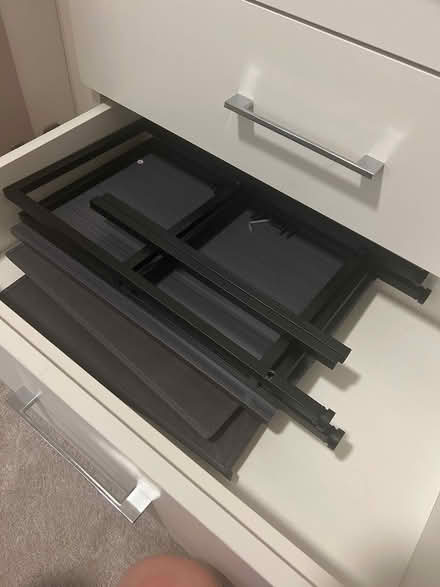 Photo of free 2 Drawer Fabric Cabinet - Grey (SW7 2DH) #4