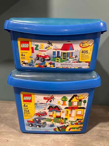 Photo of free 2 empty Lego containers (Britannia) #2