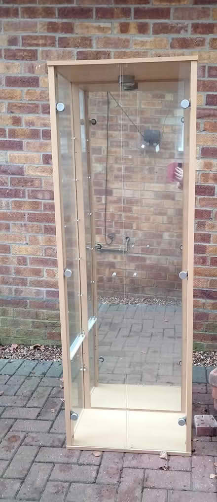 Photo of free tall glass display cabinet (Brandon IP27) #2