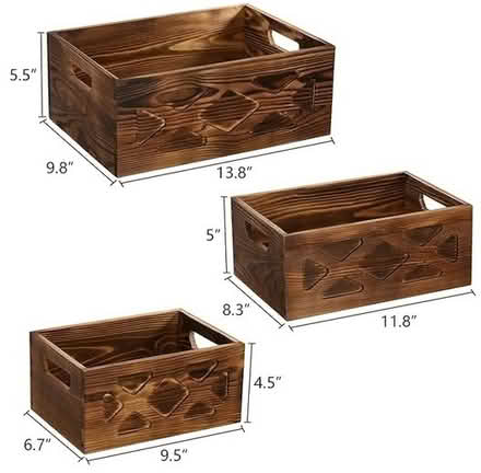 Photo of free Decorative Wood Nesting Crates (S. Mary Ave, Sunnyvale) #1