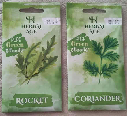 Photo of free Rocket and coriander seed packets (Goring-by-Sea BN12) #1