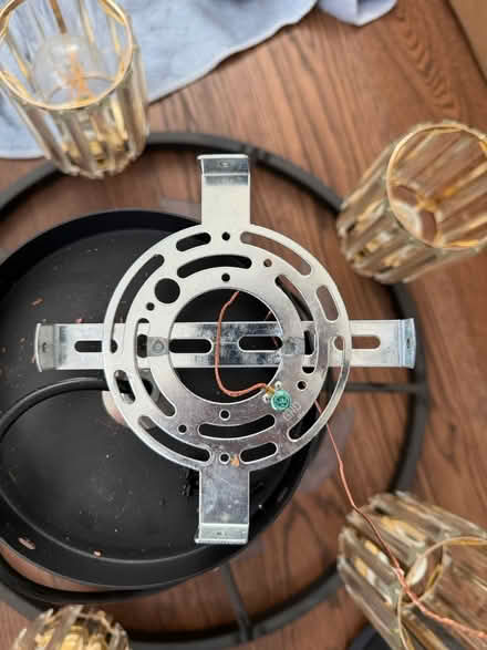 Photo of free Light fixture with fan (Philadelphia/South Jersey) #3