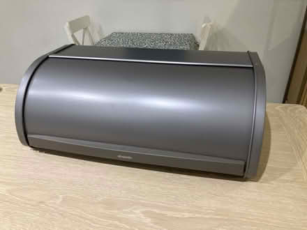 Photo of free Large Brabantia roll top bread bin (Walthamstow E17) #1