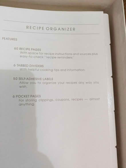 Photo of free Blank recipe organizer (Castro Valley) #2