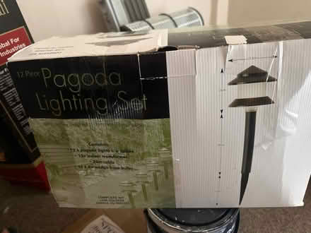Photo of free New garden light set (Ottershaw. Chertsey) #1