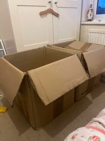 Photo of free X2 cardboard boxes (Brentford) #1