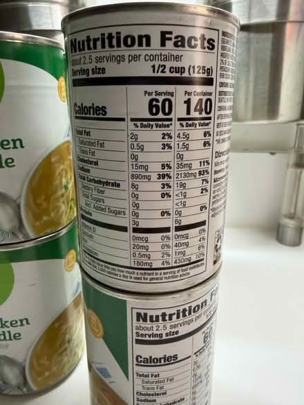 Photo of free Eight Cans of Chicken Soup (Washington Heights) #2