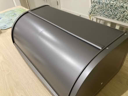Photo of free Large Brabantia roll top bread bin (Walthamstow E17) #3