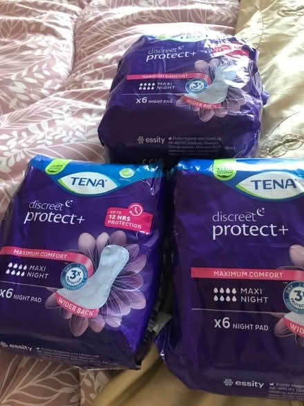 Photo of free Tena Pads unopened (Writhlington) #1