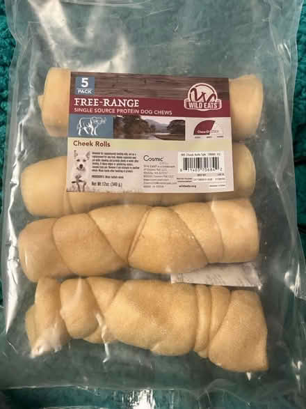 Photo of free Cheek rolls (dog chews) (N. Stamford) #1
