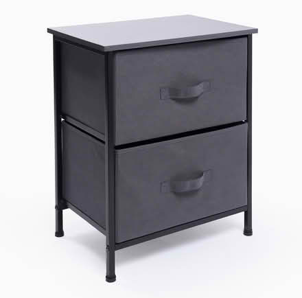 Photo of free 2 Drawer Fabric Cabinet - Grey (SW7 2DH) #1