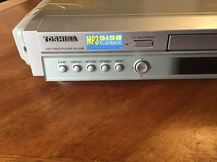 Photo of free Toshiba DVD and CD player good condition with remote (Ballards CR2) #2