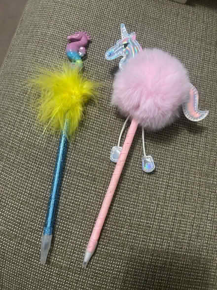 Photo of free Cute unicorn and seahorse pens (Bisley Woking GU24) #1