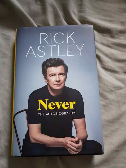 Photo of free Rick Astley autobiography. (Ormskirk L39) #1