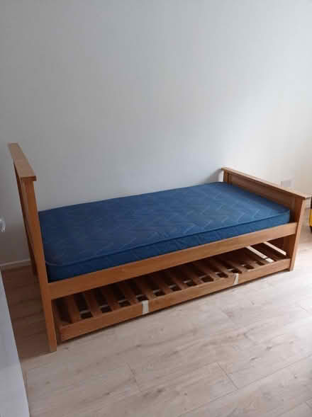 Photo of free Single Bed with trundle & Mattress (NW3 Belsize Park) #2