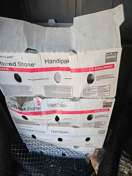 Photo of free Cultured stone 4 boxes (Harmony Hills) #1