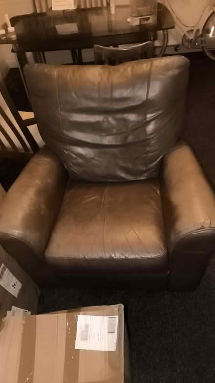 Photo of free Reclining Sofa And Glass Dining Table (Linthorpe TS1) #2