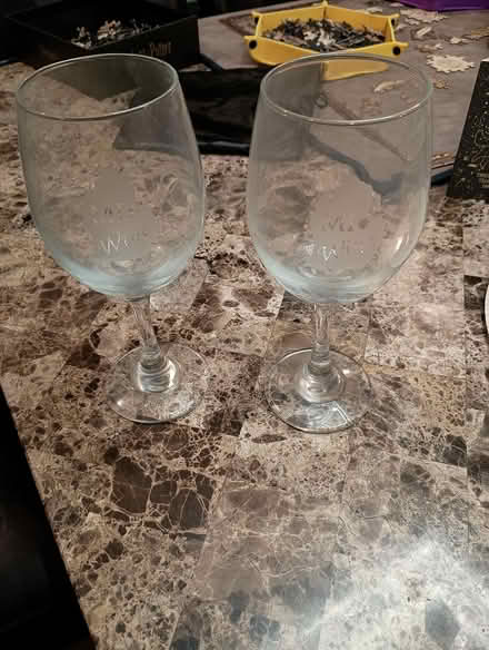 Photo of free 2 Wine Glasses (Livonia (5 and Inkster)) #1