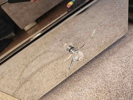 Photo of free X2 bedside table mirror draws (Wickford) #4