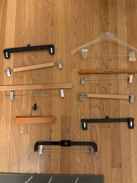 Photo of free Skirt and suit hangers (Greenwood, seattle) #1