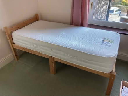 Photo of free Single bed & mattress. VGC (Bolton le Sands) #1