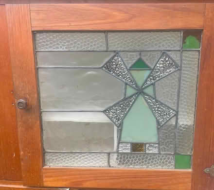 Photo of free Antique leadlight cabinet (Annandale) #2