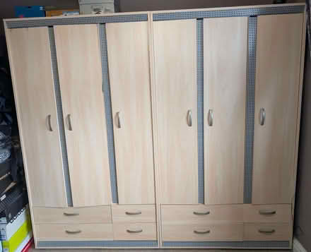 Photo of free Argos triple wardrobes (chipboard flatpack type) x 2 (Danesmoor S45) #1
