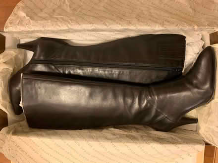 Photo of free Leather Boots Size 5.5 Black Derby (Ponderosa Park Area) #2