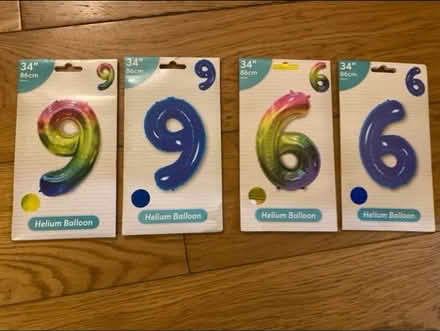Photo of free Number helium balloons (Cheshunt En8) #1