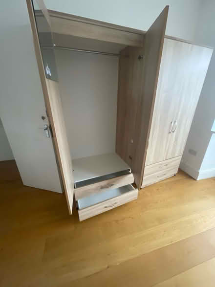 Photo of free Wood Wardrobe with 2 drawers (NW2) #2