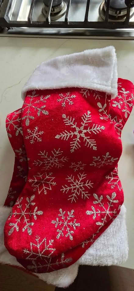 Photo of free (4) Christmas Stockings (Bowie) #1