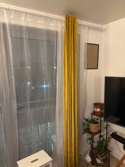 Photo of free Yellow curtains (pair) (Lewisham SE13) #1