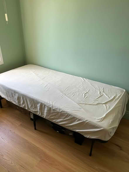 Photo of free Single bed frame + mattress (Clayton) #3