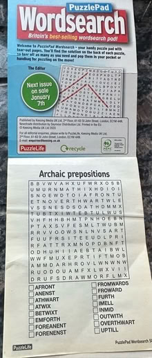 Photo of free Puzzle pad - Wordsearch (Chigwell IG7) #2