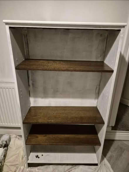 Photo of free Tall wooden bookcase (B63 Halesowen) #1