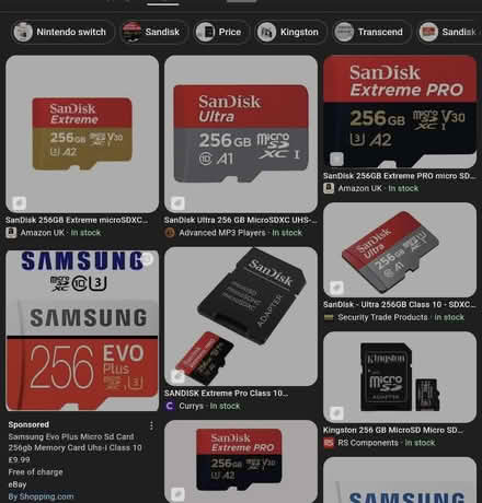 Photo of 256/512gb micro sd card (E4) #1