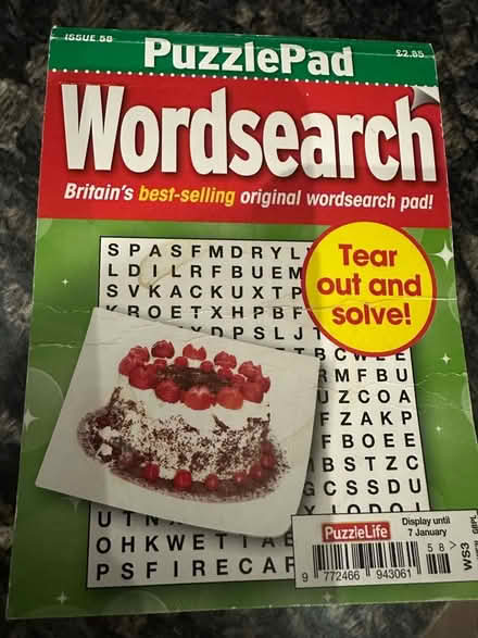 Photo of free Puzzle pad - Wordsearch (Chigwell IG7) #1