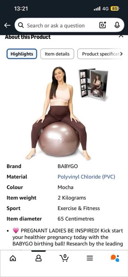 Photo of free Birthing yoga ball (Bagshot) #1