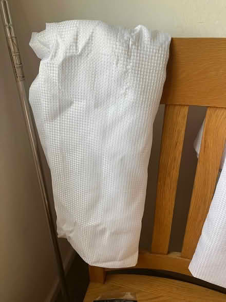 Photo of free White shower curtains/curtain hooks (Orpington) #1