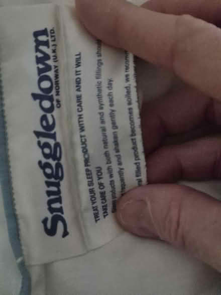 Photo of free Snuggledown Kingsize Duvet (Swainshill HR4) #2